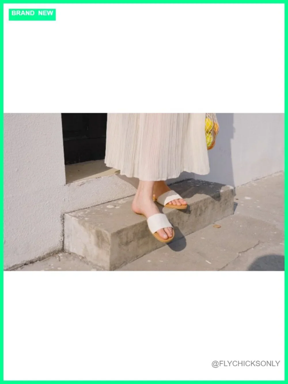 Women's Slide Sandals Fashion Round Toe Classic Single Strap Slippers Summer